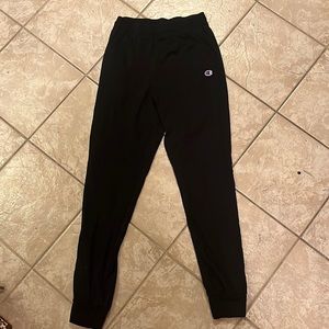 Black Champion Joggers/Sweatpants Medium